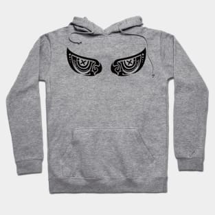 Abstract tribal tattoo with eye concept No. A43 Hoodie